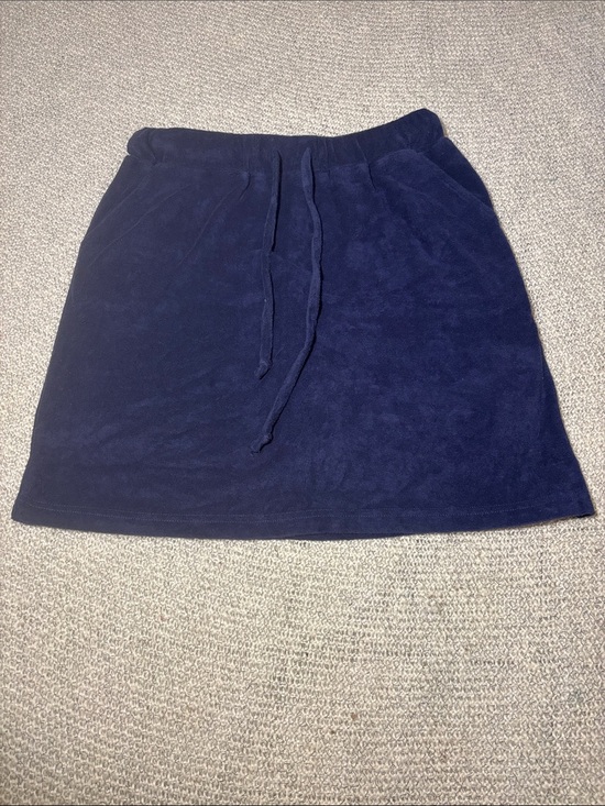 Dresses & Skirts - Athletic Navy Pull-On Terry Skirt with Shorts and Pockets